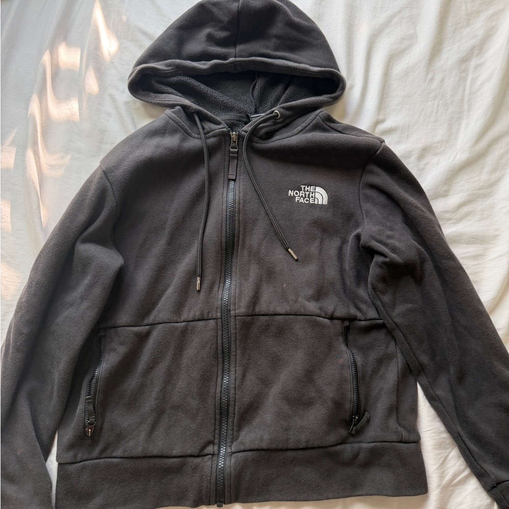 The North Face Charcoal Full-Zip Fleece Jacket